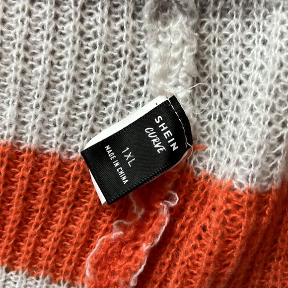 Striped cardigan. WORN ONCE - Picture 3 of 3